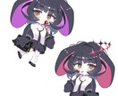 単色背景でもきれいなイラストを目指します キャラクターをカッコよく可愛く見せよう イメージ5