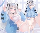 商用利用OK！可愛さ特化の立ち絵やサムネ描きます 企業実績あり、配信・同人活動者様や観賞用イラストが必要な方へ イメージ2