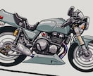 愛車のバイク、デフォルメイラストにします レトロポップでかわいい雰囲気！ イメージ10