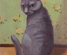 猫の肖像画、空想画などを油絵で描きます お家に愛する猫ちゃんの絵画を飾りませんか？ イメージ6