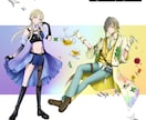 立ち絵イラスト制作承ります ゲーム/TRPG等にどうぞ！簡易アニメーション対応可能です イメージ5
