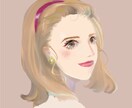 SNSのイラストアイコンを描かせていただきます フェミニンなアイコンはお洒落なアカウントにぴったりです。 イメージ1