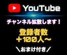 YouTube登録者＋100人まで拡散します 【お試し購入OK】期間限定でコメントのおまけ付き！ イメージ1
