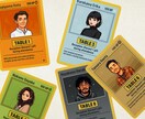 まずは似顔絵席札10名まで1万円で対応します 10名まで一律1万円。4デザイン選択可 イメージ2