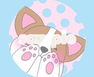 にこにこほんわりした動物描きます ❤︎【丸アイコンなのでSNSに♪】【好きな動物やペットなど】 イメージ1