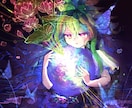 理想のイラスト制作します 動画の一枚絵、キャラクター絵、表紙、SNSのヘッダーなど イメージ3