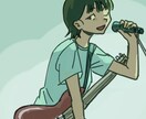 SNSアイコン用のイラストを制作します ラフで雰囲気のあるイラストを描きます イメージ2