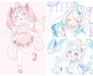 ふわふわ甘くて可愛い女の子を描きます 丁寧なヒアリングであなたの可愛いをぎゅっと詰め込みます！ イメージ3