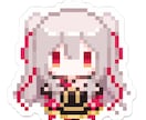 可愛いドット絵作ります 可愛いく！キャラクターらしさを表現！アクキーにぴったり！ イメージ3