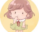 やわらかでかわいらしいSNSアイコンお描きします 童話のようなミニキャラクターになってみませんか？ イメージ2