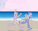 動画イラストやサムネイルを描きます 配信サイトなどで使用できる1枚絵、または、素材を描きます イメージ3
