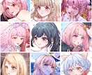 カップルイラスト、夢絵、可愛い女の子などを描きます ラブラブ＆距離近めで甘々な雰囲気のイラストを制作します♩ イメージ4