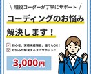 現役コーダーがコーディングのお悩みを解決します コーディングの壁にぶつかっている方へ。丁寧にサポートします！ イメージ1