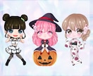 配信・推し活向け♡商用可SDミニキャラ描きます キラきゅん塗りでこだわり衣装や本人様寄せ可◎丁寧に描きます イメージ5