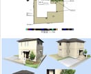 外構工事の平面図とイメージパースの作成してます リックCADを使用しエクステリアデザインを作成します イメージ1