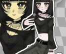 かわいいイラストを作成します 可愛いキャラクターイラストを作成します！女の子が得意です。 イメージ3