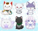 商用可/あなただけのマスコットを制作します 企業から個人まで、幅広いタッチで対応します イメージ5