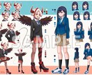 等身イラストを描きます あなたのキャラクターの魅力を最大限に！ イメージ8