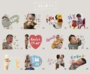 40個3000円お子さんのLINEスタンプ作ります 手書きでゆるっと、毎日使いたくなるLINEスタンプ イメージ9