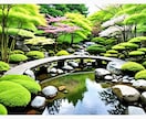 夢の和の庭園をあなたのイメージで制作します オリジナル庭園デザインサービス。印刷用BIGサイズ対応 イメージ6