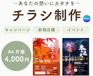 低価格！シンプルに、伝わるチラシを制作します ご相談ごとに応じて丁寧にお作りします◎ イメージ1