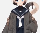 立ち絵･サムネ･1枚絵などのイラスト制作します 艶やかで可愛い女の子、デフォルメ立ち絵等お任せ下さい！ イメージ1