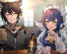 表情豊かで動きのあるイラストを描きます 戦闘シーンや感情豊かなシーンをイメージして描きます イメージ3