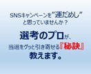 ツイッター懸賞応援『中の人』が当選のサポートします ☆ひとりひとりに合わせてアドバイス イメージ4