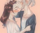 期間限定料金・綺麗なイラスト作成します 綺麗で儚げな人物絵・CP絵(NL/GL) イメージ3
