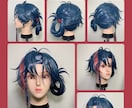 コスプレオーダーメイドウィッグ製作致します 完コス思考のハイクオリティ！特殊な二次元の髪型もお任せあれ。 イメージ9