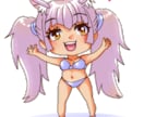 正方形のSNSアイコン描きます 似顔絵やキャラクターなど、ちびキャラにして描きます。 イメージ6