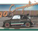 あなの愛車をミニマリストアートイラストで作成します カラーコーディネーターがコントラストで表現します！ イメージ12