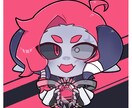 量産型のミニキャライラストお描きします 推し石や誕生石を持たせよう！商用利用込み！ イメージ2