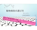 動物病院勤務者が教える動物病院の選び方を紹介します あまり知られていない状況に応じた間違えない選び方を動画で解説 イメージ1