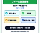 Googleフォーム回答を集計表に整理します フォーム回答を集計表に整理します イメージ2