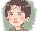 まずはおためし！似顔絵アイコンお描きします シンプルカラーの似顔絵アイコンいかがでしょうか？ イメージ4
