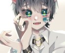モノクロチックの少年少女描きます モノクロチックな雰囲気暗めのイラストです！ イメージ3