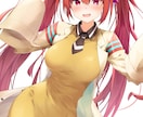 魅力的なキャラクターと世界観を描きます キャラクターの魅力だけでなく、世界観を含めた一枚を制作します イメージ1