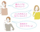顔タイプ診断であなたの美人度アップの秘訣教えます 高評価続出♡あなた専用カルテを画像付でボリューム提案♡ イメージ4