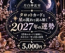 2027年の運勢｜来年の運気をじっくり読み解きます タロット13枚で紐解く✩2027年の総合運と未来への道しるべ イメージ1