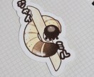 大切なペットなどのステッカーをお作りします ペットをイラスト化してステッカーにしてみませんか？ イメージ5
