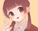 SNS用の可愛い女の子のアイコンイラスト作成します あなただけの元気で可愛い女の子のアイコンイラスト作成します！ イメージ4