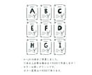 結婚式テーブルナンバー手書きデザイン販売します 海外ウェディングをイメージして手書きで作りました！ イメージ2