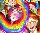 アイコン用イラストを描きます 高彩度でインパクトのあるアイコンを描かせていただきます！ イメージ5