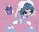ポップでかわいいアイコン作成いたします 人物または動物のイラストです。 イメージ4