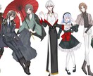 2000円で全身とSD立ち絵計２枚作成いたします TRPGプレイヤーやVtuberの方へ イメージ3