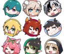 ポップなアイコン作成★明るい絵柄でキャラを描きます 色や線がはっきりしたかわいいアイコン用イラストをご用意します イメージ5