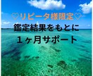 リピーター様限定♡関係を整える1ヶ月サポートします 鑑定結果をもとに１か月お悩みに寄り添いアドバイスします。 イメージ1