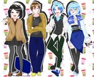 立ち絵〜1枚絵までイラスト描きます 配信アプリの立ち絵、YouTubeのサムネイルなどに使用可能 イメージ7