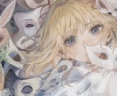 立ち絵描きます 綺麗な厚塗りで雰囲気のある立ち絵に、瞬きアニメ、Live2d イメージ1